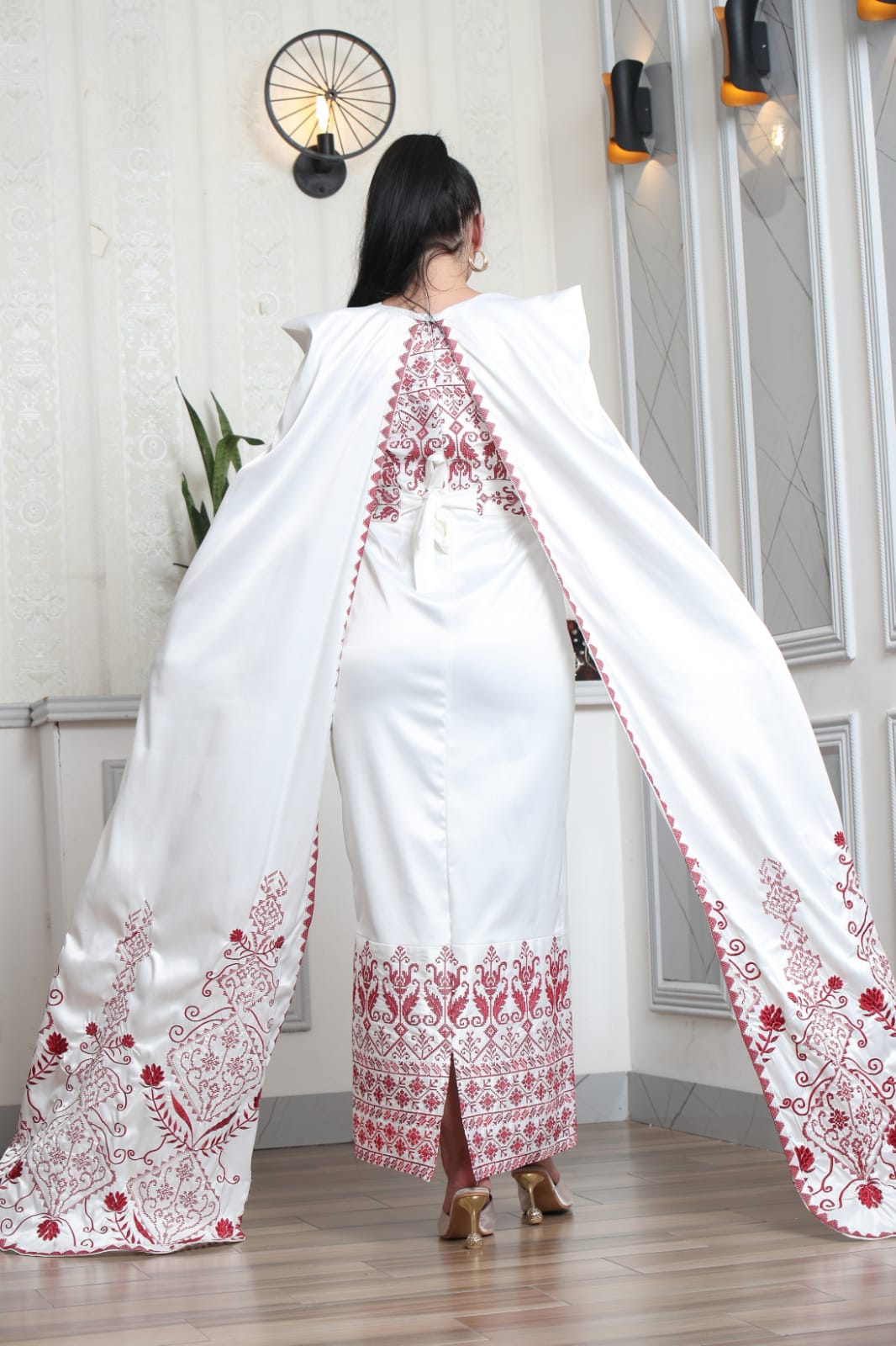 Hebron Princess - Embroidered  Palestinian style Dress