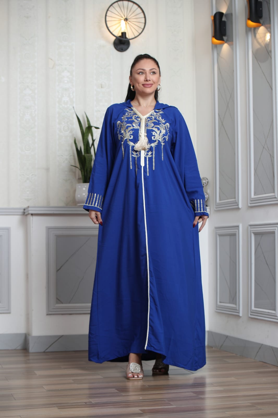 Jenin Abaya - Embroidered Palestinian Style Abaya