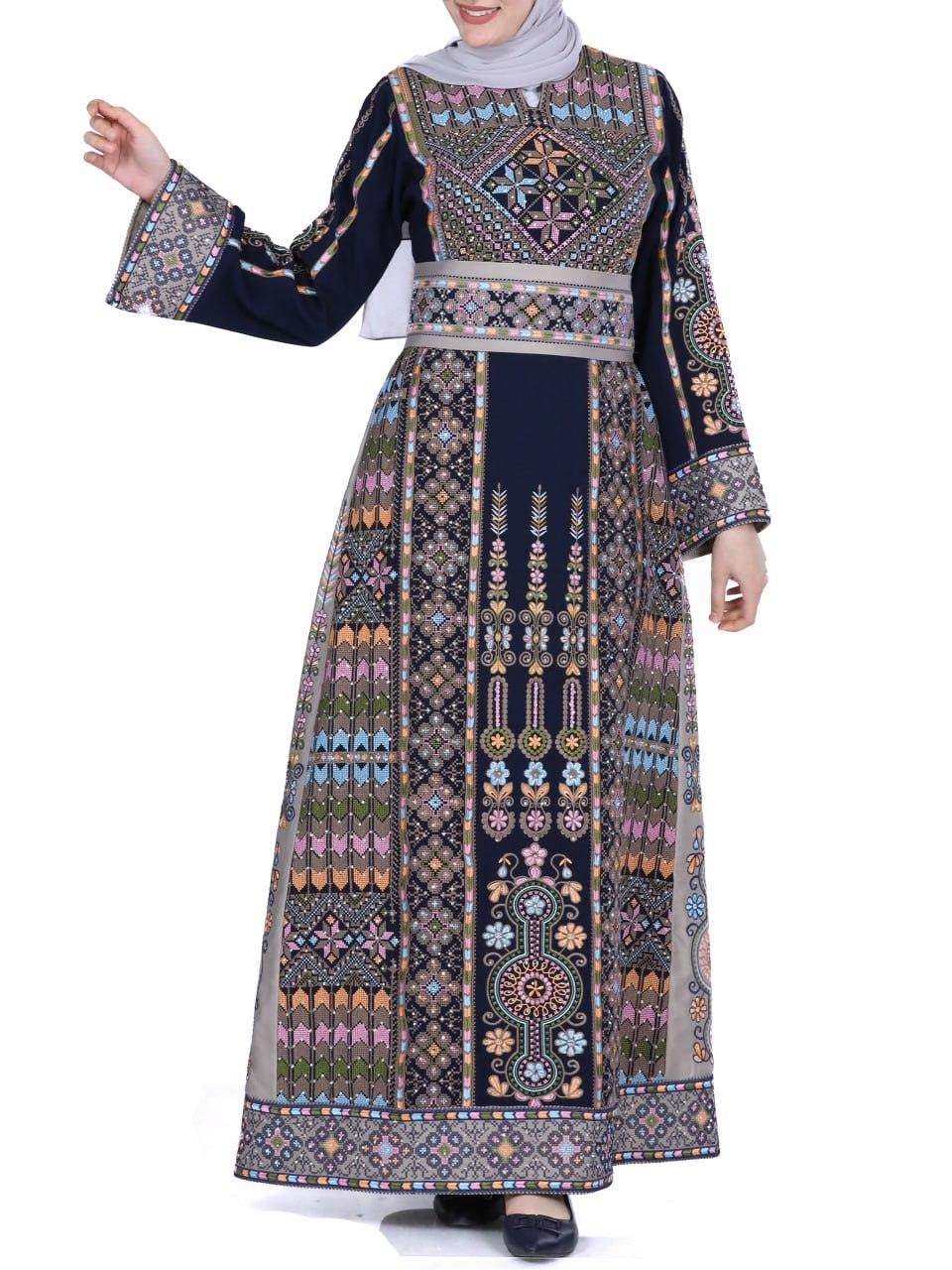 Embroidered thobe of Gaza -  Traditional Palestinian Thobe - JPK Traditions