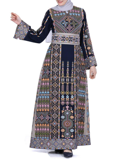 Embroidered thobe of Gaza -  Traditional Palestinian Thobe - JPK Traditions