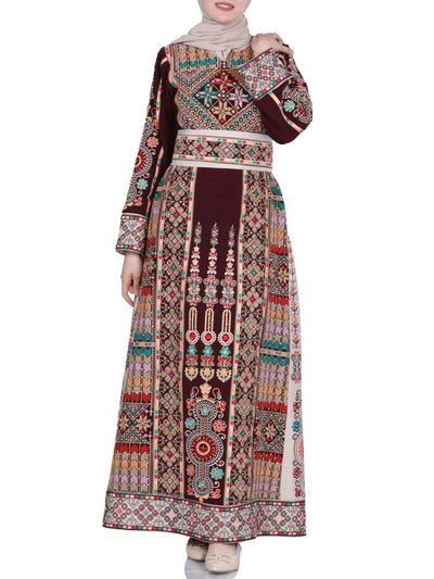 Embroidered thobe of Gaza -  Traditional Palestinian Thobe - JPK Traditions