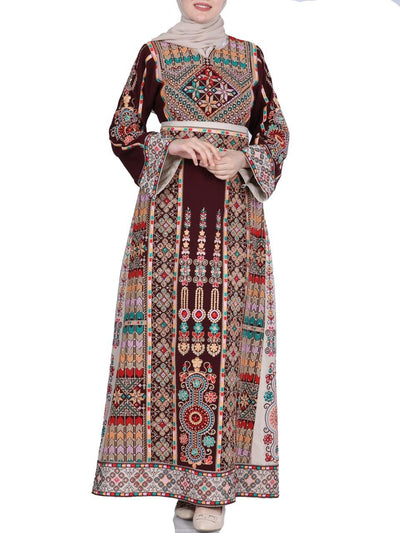 Embroidered thobe of Gaza -  Traditional Palestinian Thobe - JPK Traditions
