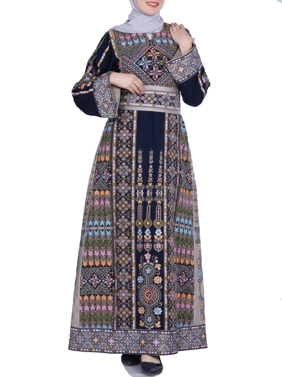 Embroidered thobe of Gaza -  Traditional Palestinian Thobe - JPK Traditions