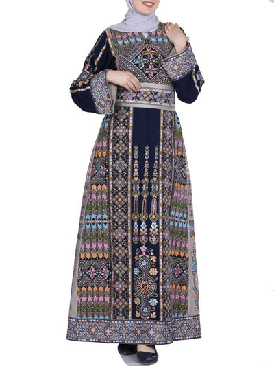 Embroidered thobe of Gaza -  Traditional Palestinian Thobe - JPK Traditions