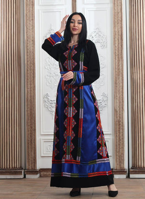 Angel Of Ramallah -  High Quality Emroidered Palestinian style Thobe - JPK Traditions