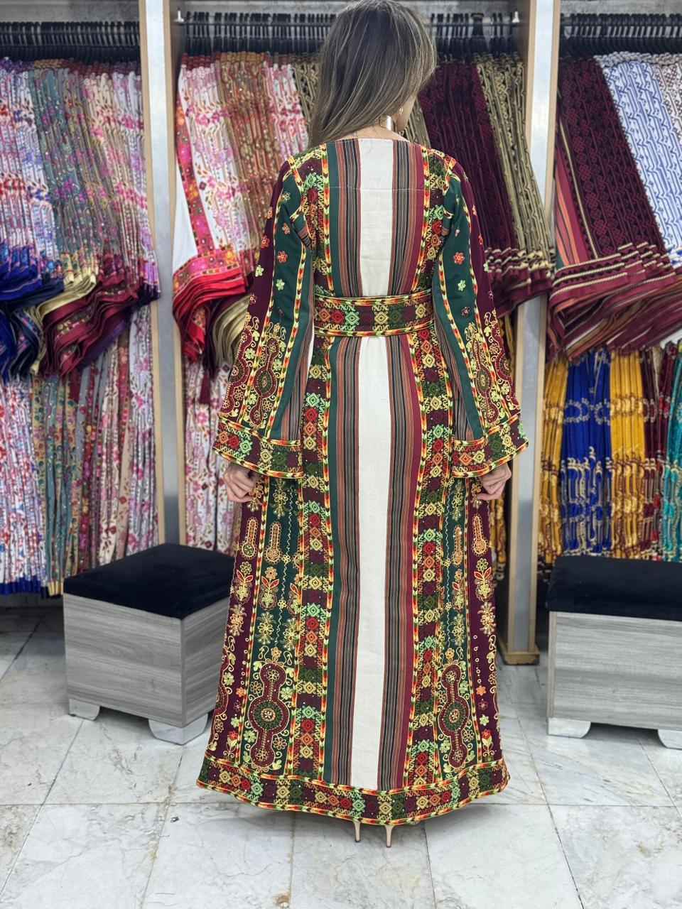 Al Majdalawi - Very High Quality Embroidered Palestinian Thobe - JPK Traditions