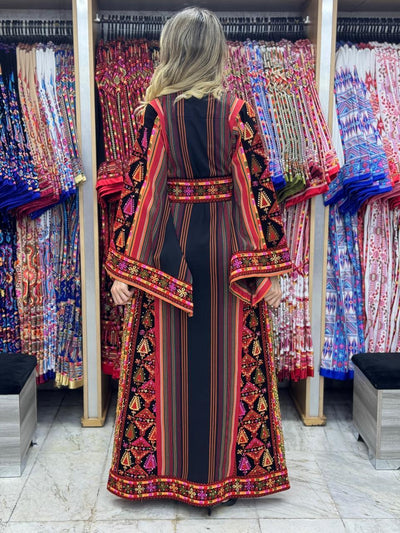 Al Majdalawi - Very High Quality Embroidered Palestinian Thobe - JPK Traditions