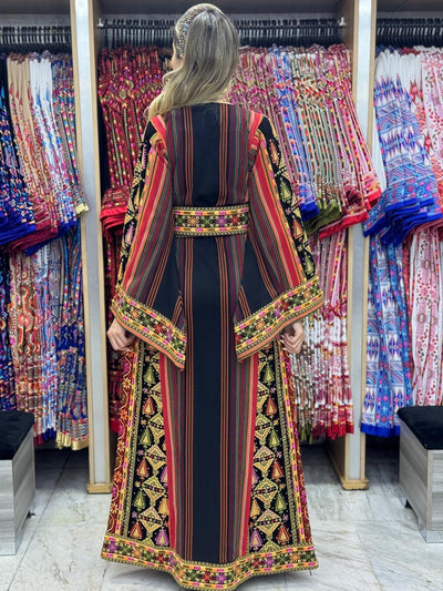 Al Majdalawi - Very High Quality Embroidered Palestinian Thobe - JPK Traditions