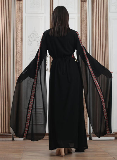 Wings Of Jerusalem - Very High Quality Embroidered Palestinian Thobe/Dress