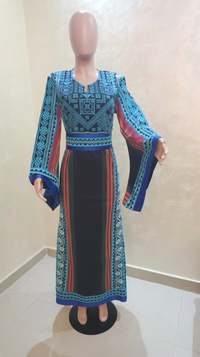 Gazan Majdalawi - High Quality Embroidered Palestinian Thobe