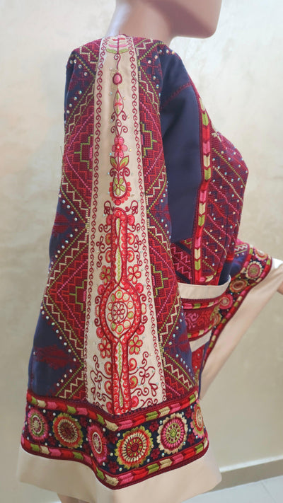 Angel Of Nablus - High Quality Embroidered Palestinian Thobe - JPK Traditions