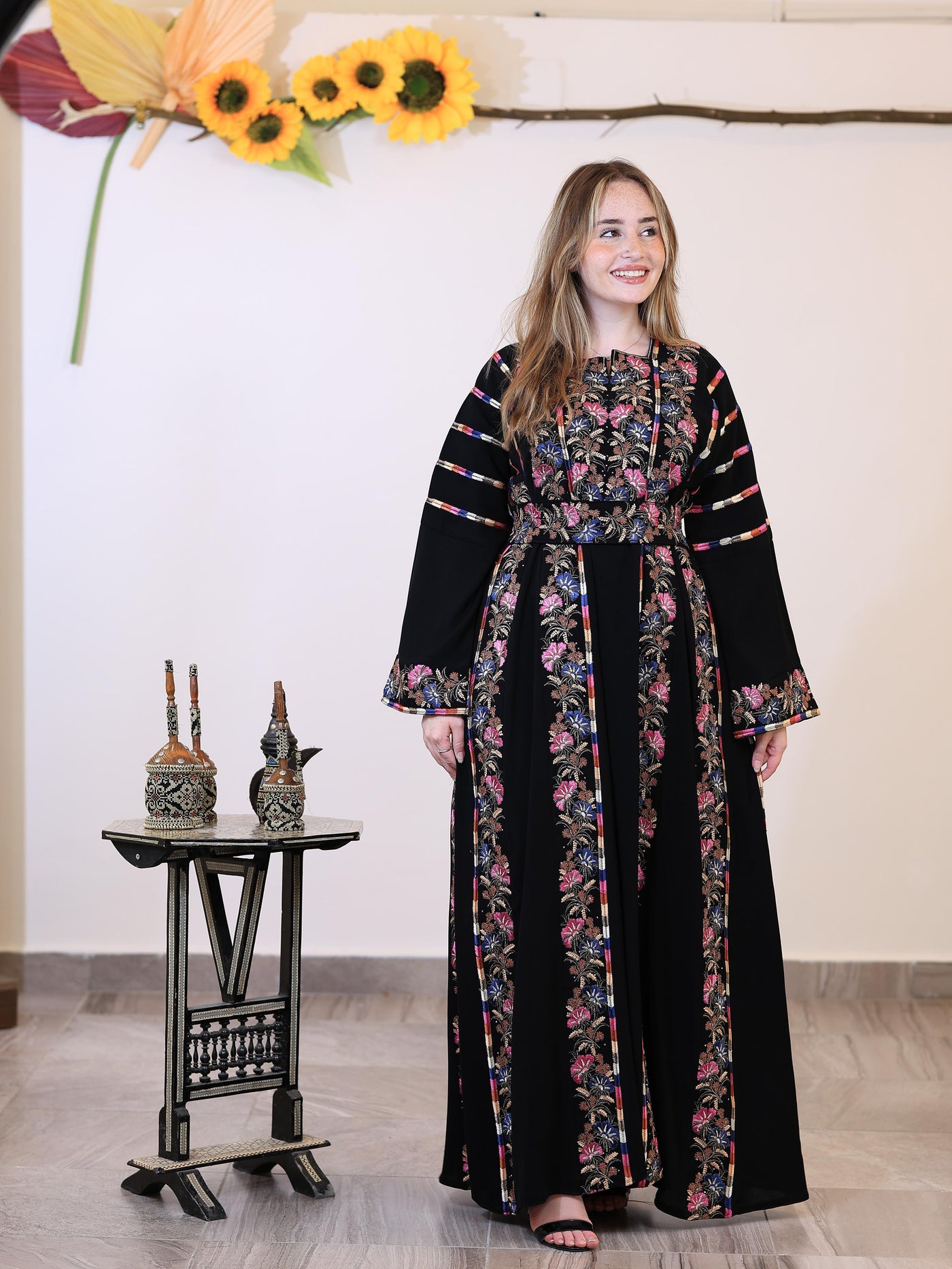 Grace Of Tulkarem - High Quality Embroidered Palestinian style Thobe