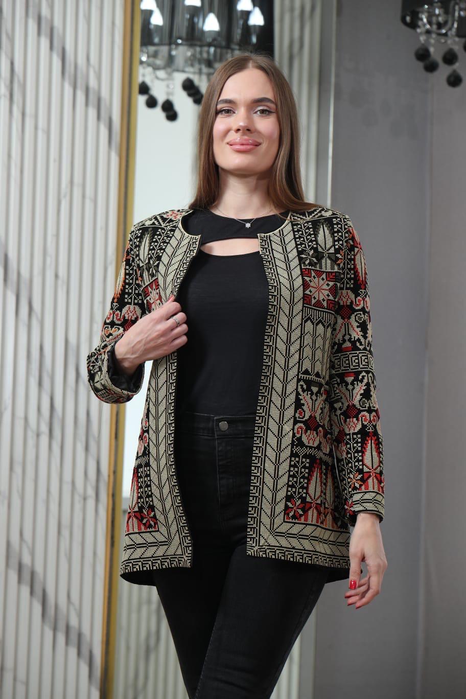 Haifa Jacket - Embroidered Palestinian style