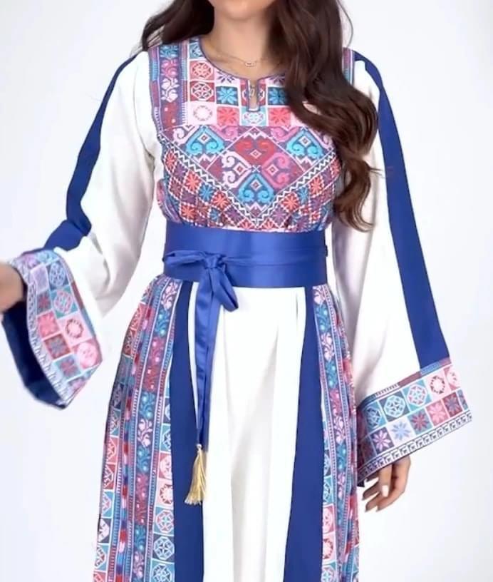 Haifa حيفا Wonder - Emroidered Palestinian style Thobe - JPK Traditions — view 6 of 6