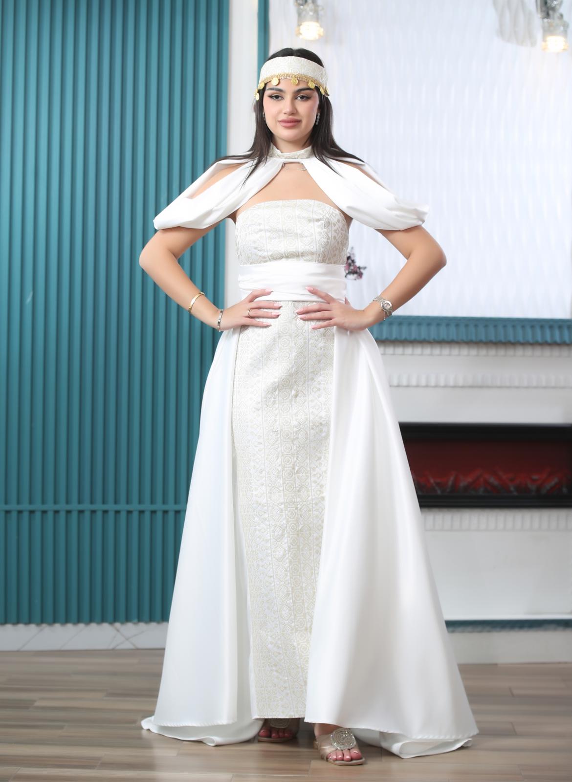 Majesty Of Jerusalem - Embroidered Palestinian Dress