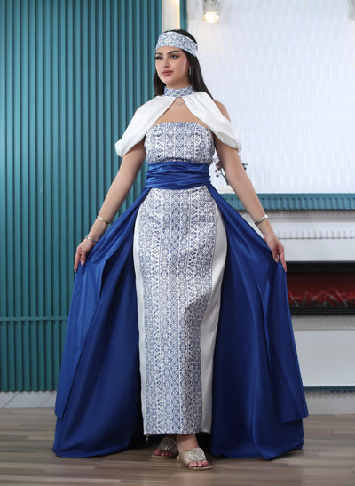 Majesty Of Jerusalem - Embroidered Palestinian Dress