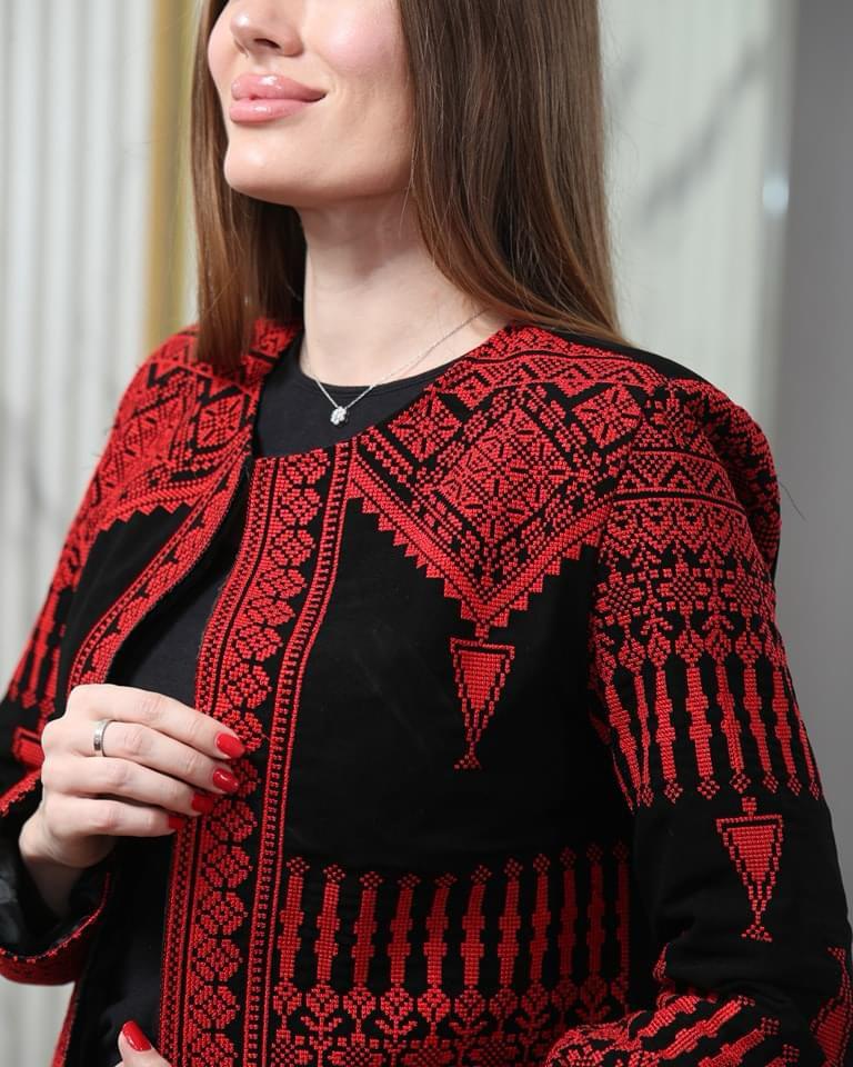 Tulkarem Jacket - Embroidered Palestinian style