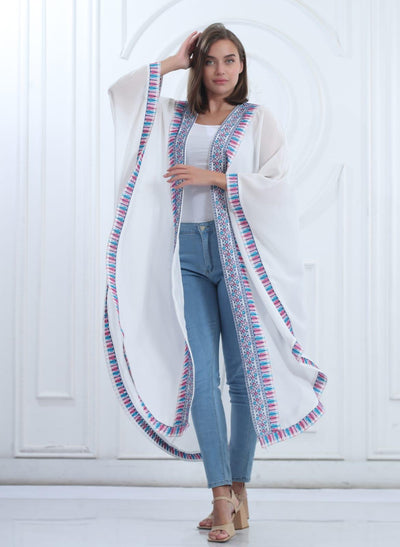 Elegance of Akka Shawl - (Free Size) Palestinian style Shawl - JPK Traditions