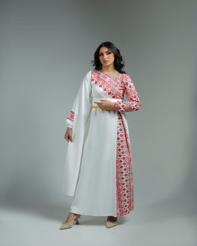 Gloss Of Jenin - High Quality Traditional Embroidered Palestinian Dress