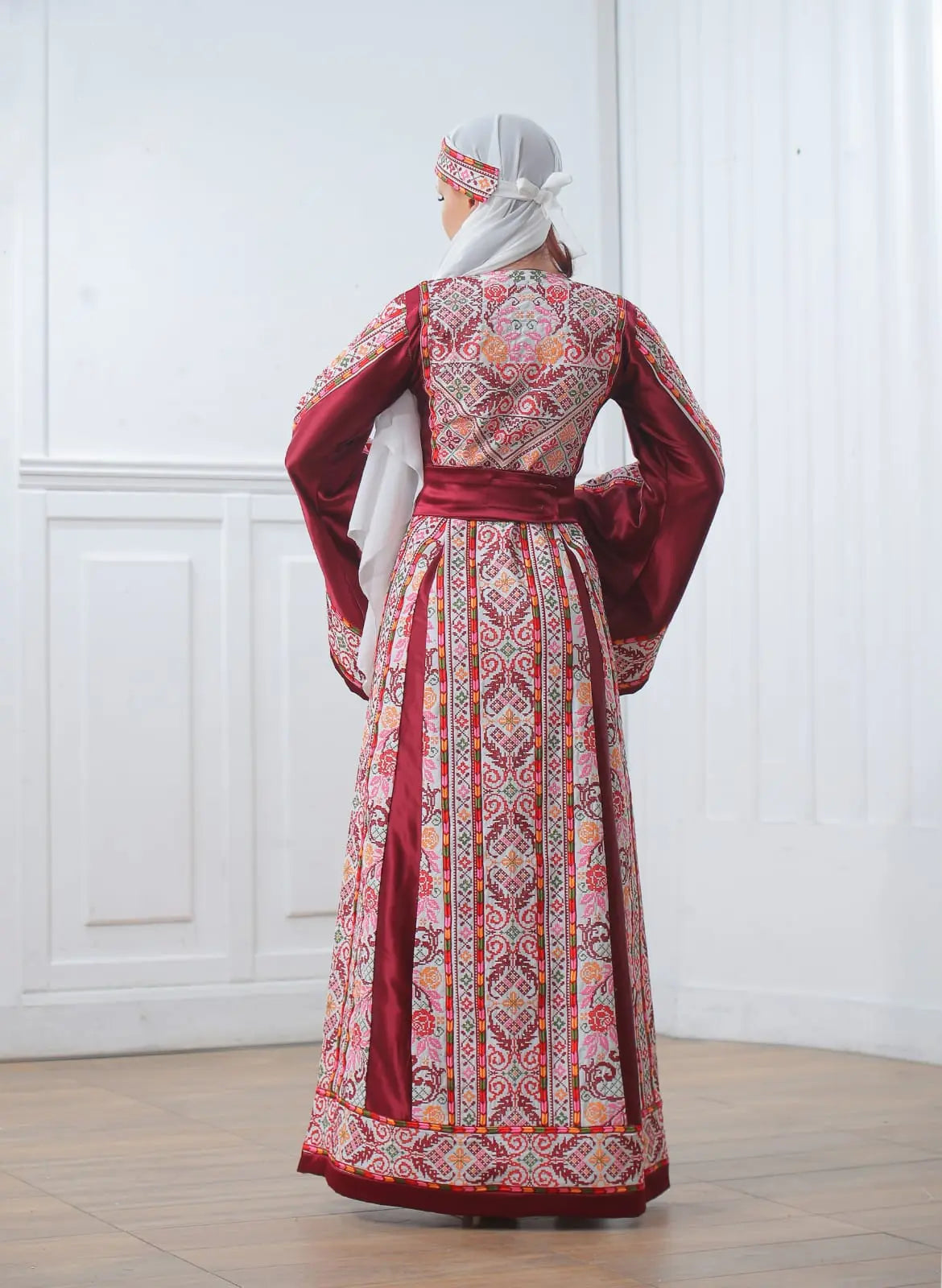 Crystal Of Jenin 2 - High Quality Traditional Embroidered Palestinian Thobe - JPK Traditions