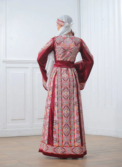 Crystal Of Jenin 2 - High Quality Traditional Embroidered Palestinian Thobe - JPK Traditions