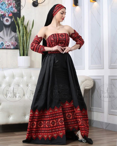 Ray Of Nablus - High Quality Traditional Embroidered Palestinian Dress