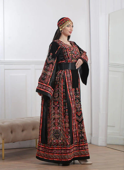 Ray Of Ramallah - High Quality Traditional Embroidered Palestinian Thobe - JPK Traditions