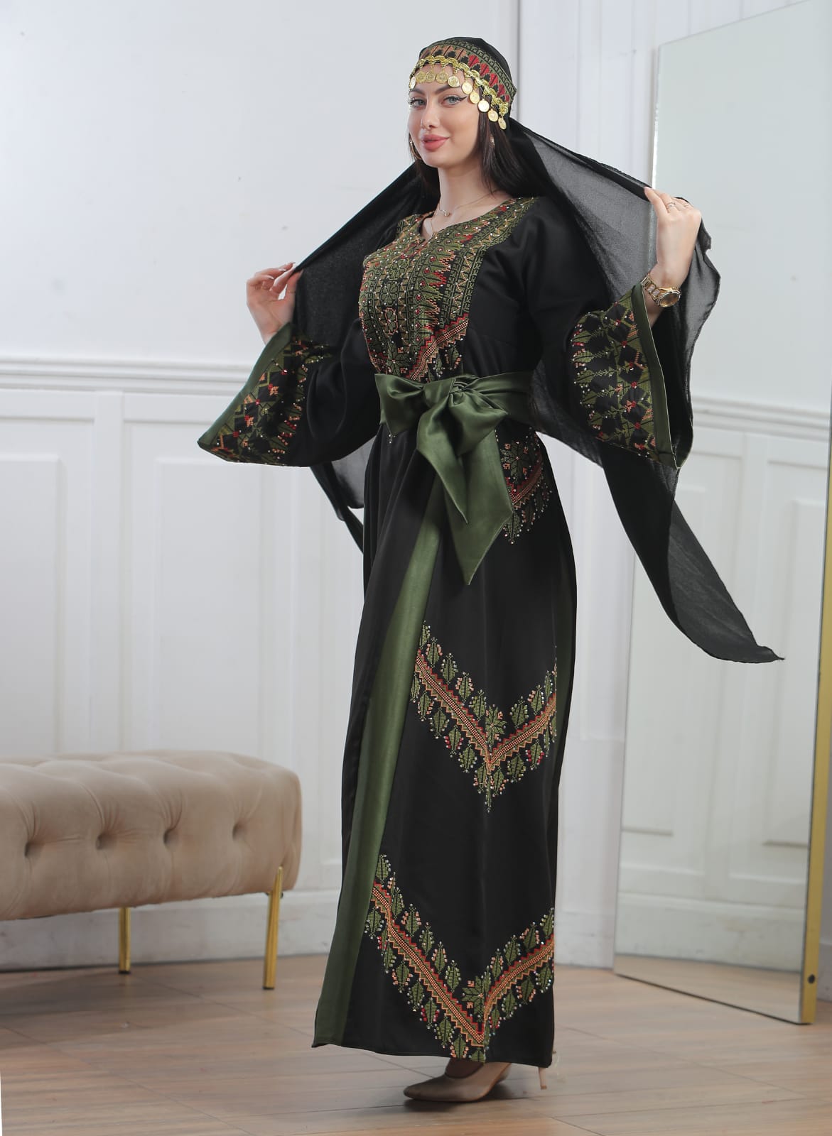 Ray Of Jenin - High Quality Traditional Embroidered Palestinian Thobe