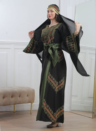 Ray Of Jenin - High Quality Traditional Embroidered Palestinian Thobe