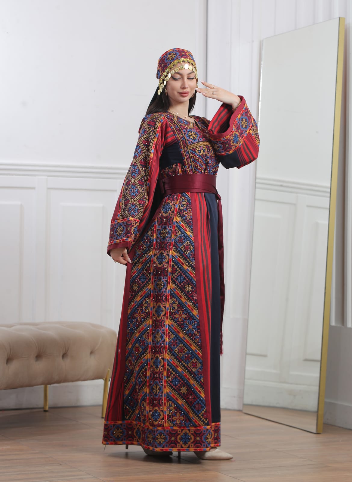 New Majdalawi - High Quality Traditional Embroidered Palestinian Thobe