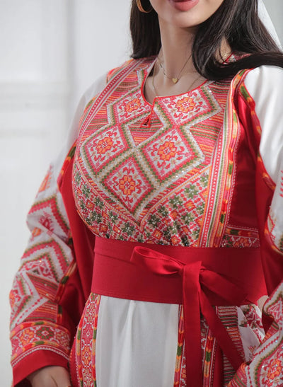 Ray Of Ramallah - High Quality Traditional Embroidered Palestinian Thobe - JPK Traditions