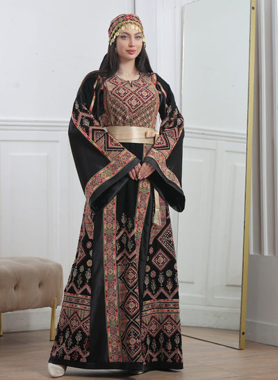 Ray Of Hebron - High Quality Traditional Embroidered Palestinian Thobe