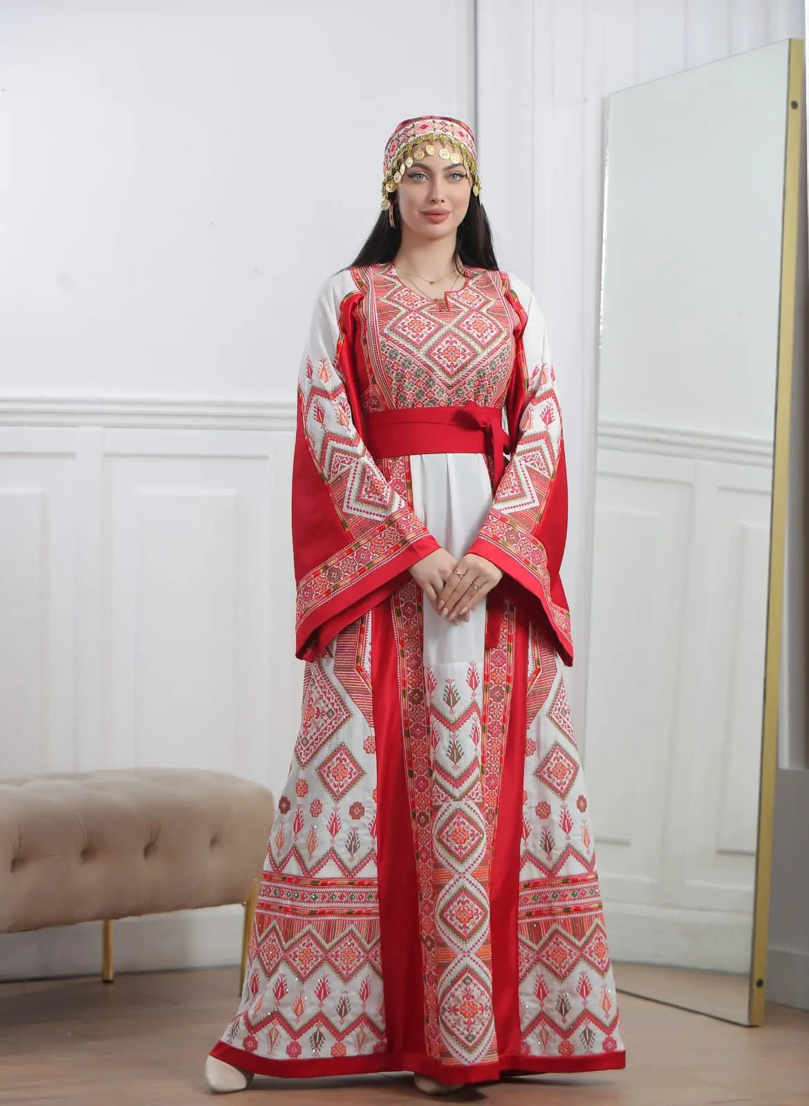 Ray Of Ramallah - High Quality Traditional Embroidered Palestinian Thobe - JPK Traditions