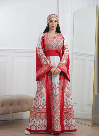 Ray Of Ramallah - High Quality Traditional Embroidered Palestinian Thobe - JPK Traditions