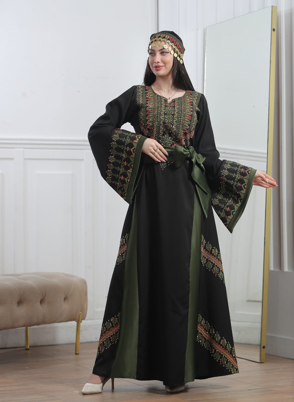 Ray Of Jenin - High Quality Traditional Embroidered Palestinian Thobe