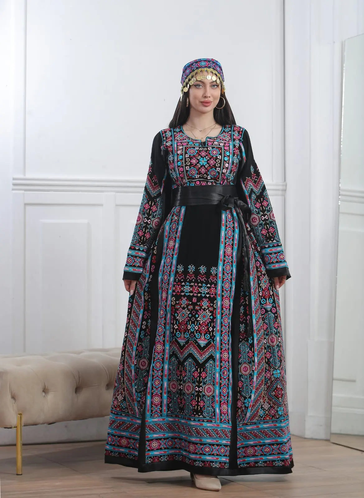 Ray Of Ramallah - High Quality Traditional Embroidered Palestinian Thobe - JPK Traditions