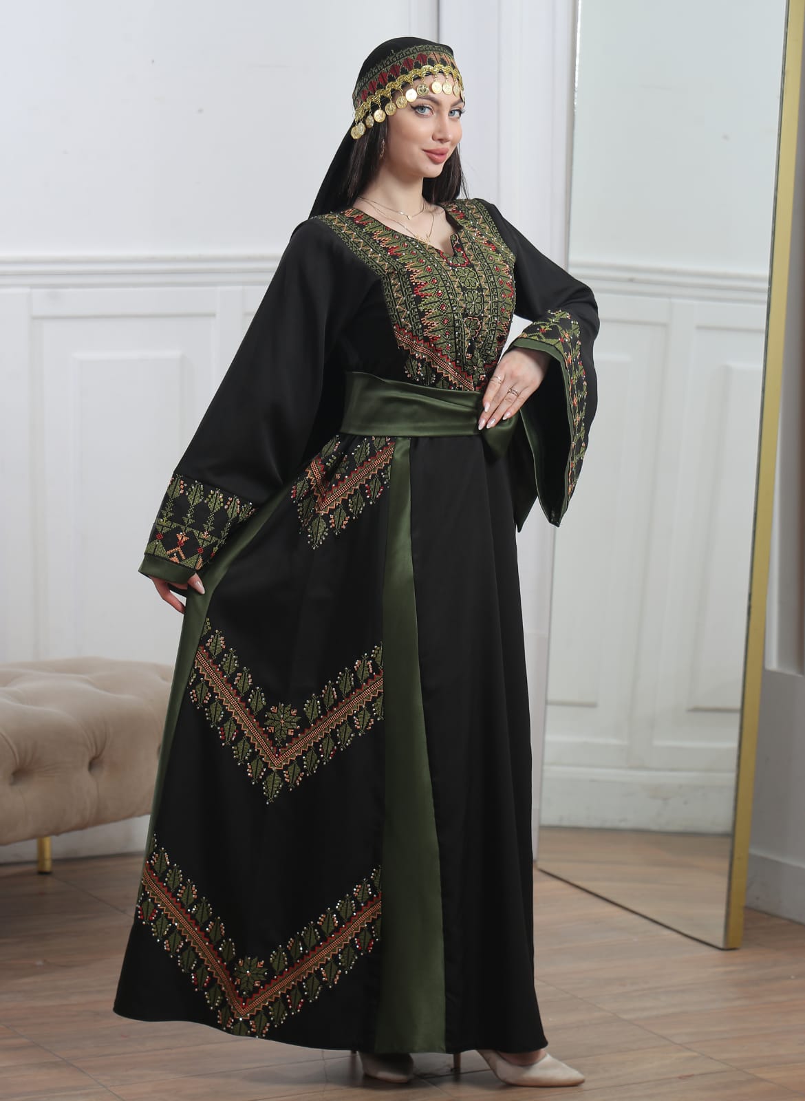Ray Of Jenin - High Quality Traditional Embroidered Palestinian Thobe