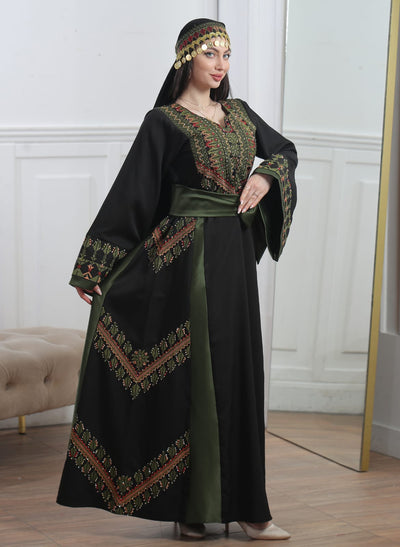 Ray Of Jenin - High Quality Traditional Embroidered Palestinian Thobe