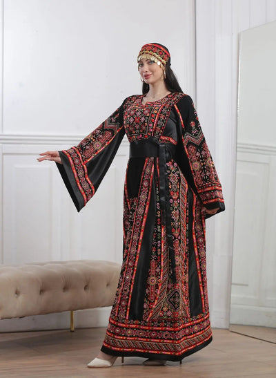 Ray Of Ramallah - High Quality Traditional Embroidered Palestinian Thobe - JPK Traditions