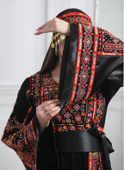 Ray Of Ramallah - High Quality Traditional Embroidered Palestinian Thobe - JPK Traditions
