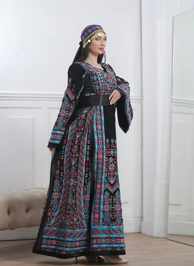 Ray Of Ramallah - High Quality Traditional Embroidered Palestinian Thobe - JPK Traditions