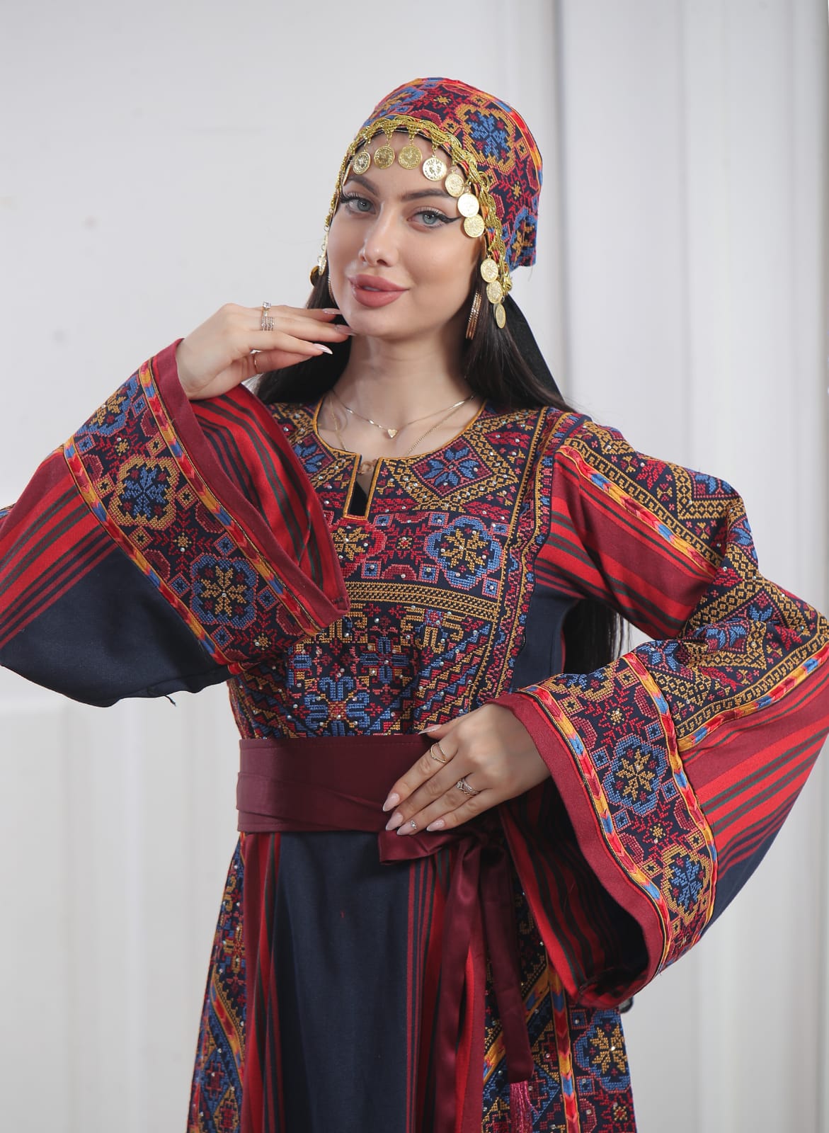 New Majdalawi - High Quality Traditional Embroidered Palestinian Thobe