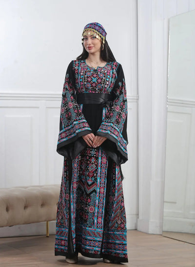 Ray Of Ramallah - High Quality Traditional Embroidered Palestinian Thobe - JPK Traditions