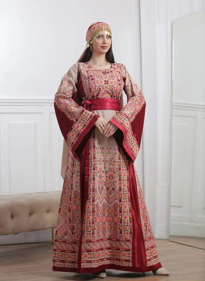 Ray Of Ramallah - High Quality Traditional Embroidered Palestinian Thobe - JPK Traditions