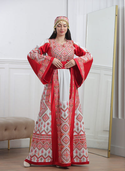 Ray Of Hebron - High Quality Traditional Embroidered Palestinian Thobe