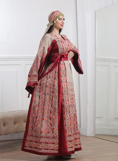 Ray Of Ramallah - High Quality Traditional Embroidered Palestinian Thobe - JPK Traditions