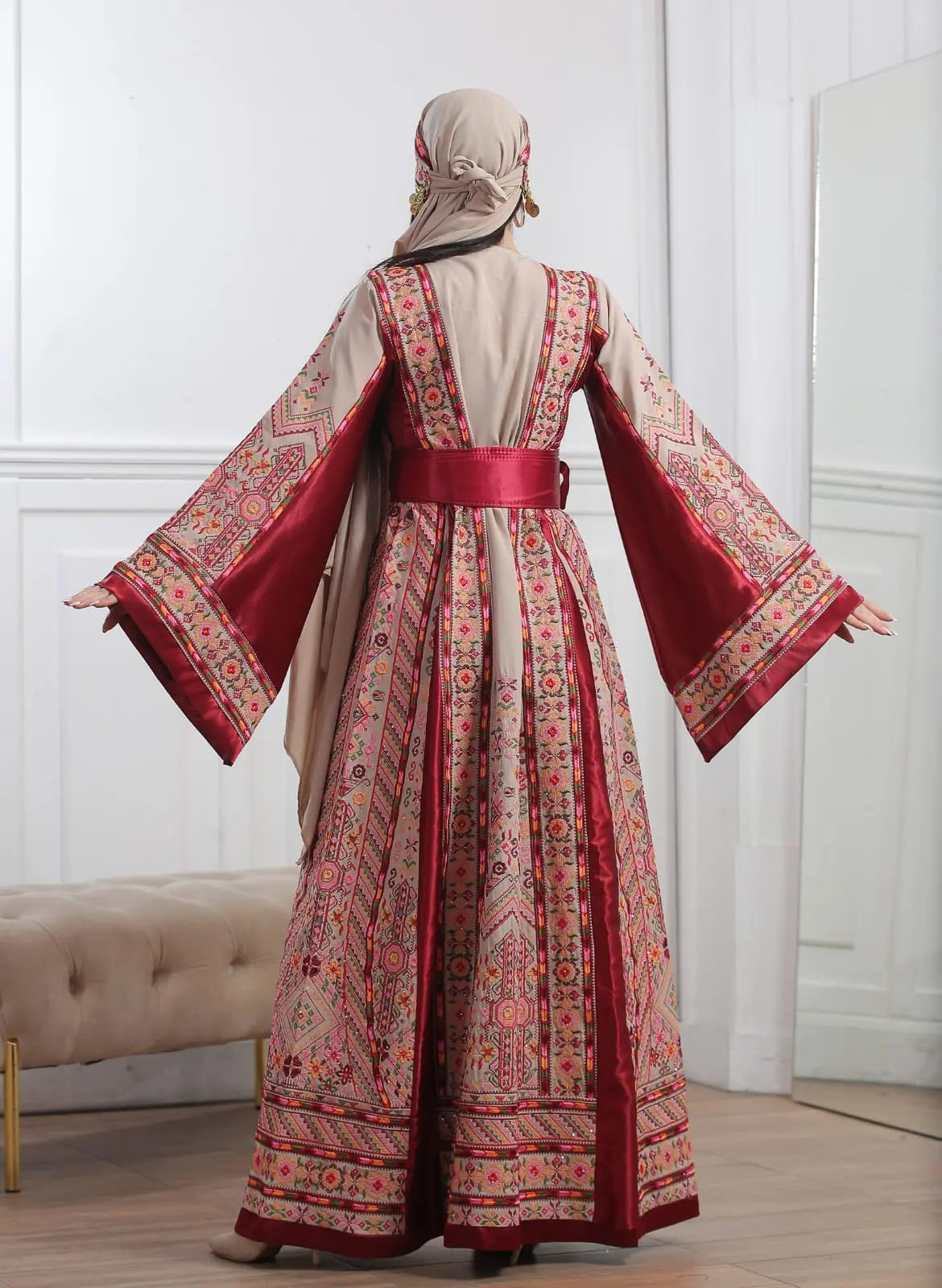 Ray Of Ramallah - High Quality Traditional Embroidered Palestinian Thobe - JPK Traditions