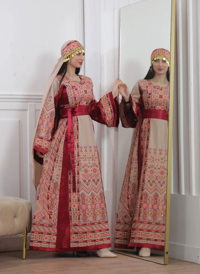 Ray Of Ramallah - High Quality Traditional Embroidered Palestinian Thobe - JPK Traditions