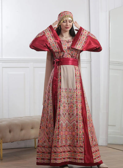Ray Of Ramallah - High Quality Traditional Embroidered Palestinian Thobe - JPK Traditions