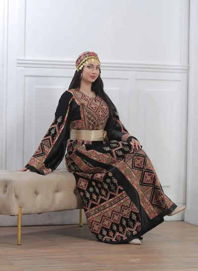 Ray Of Hebron - High Quality Traditional Embroidered Palestinian Thobe - JPK Traditions